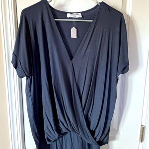 NWT Double Zero short sleeve - Blue/Gray - Size S